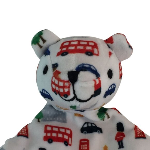 Historic Royal Palaces White Bear Lovey Security Blanket Knots Big Ben London - Picture 2 of 7